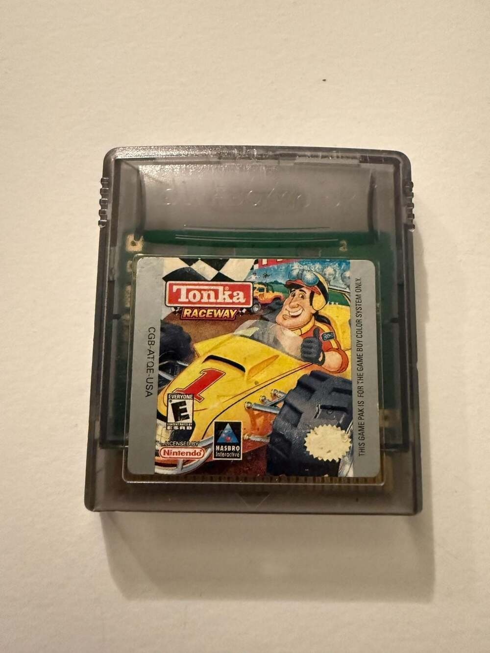 Nintendo Tonka Raceway Game Boy Color Game Cartridge